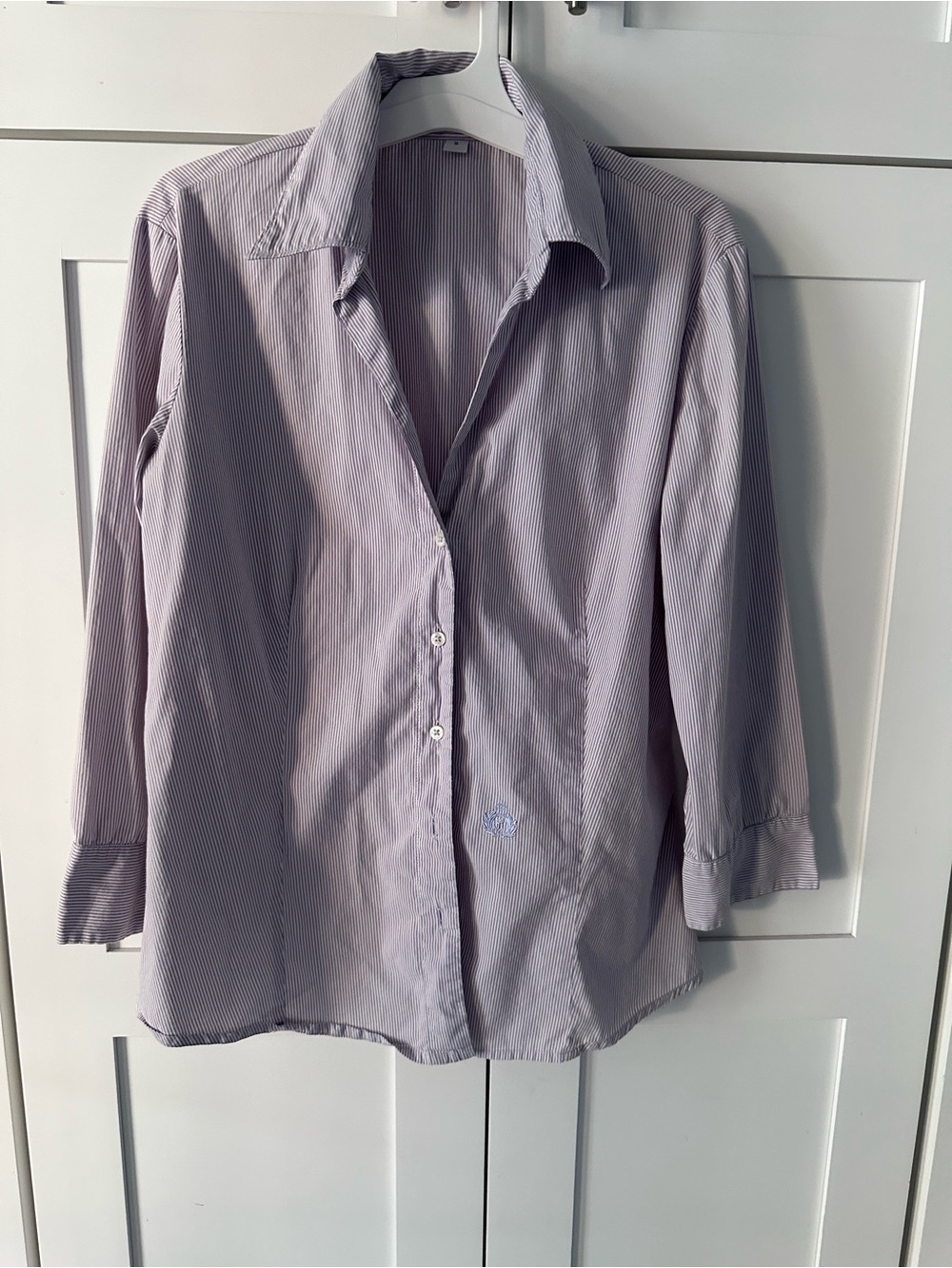 Jeckerson Lavender Pinstripe Button-Down Shirt